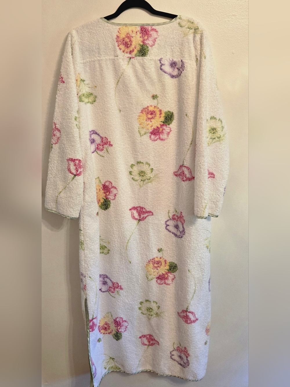 Soft Surroundings Womens Terry Floral Robe XL - Picture 2 of 6
